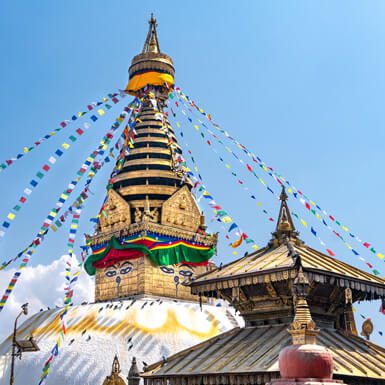 How did Swayambhunath & Boudhanath get their names?