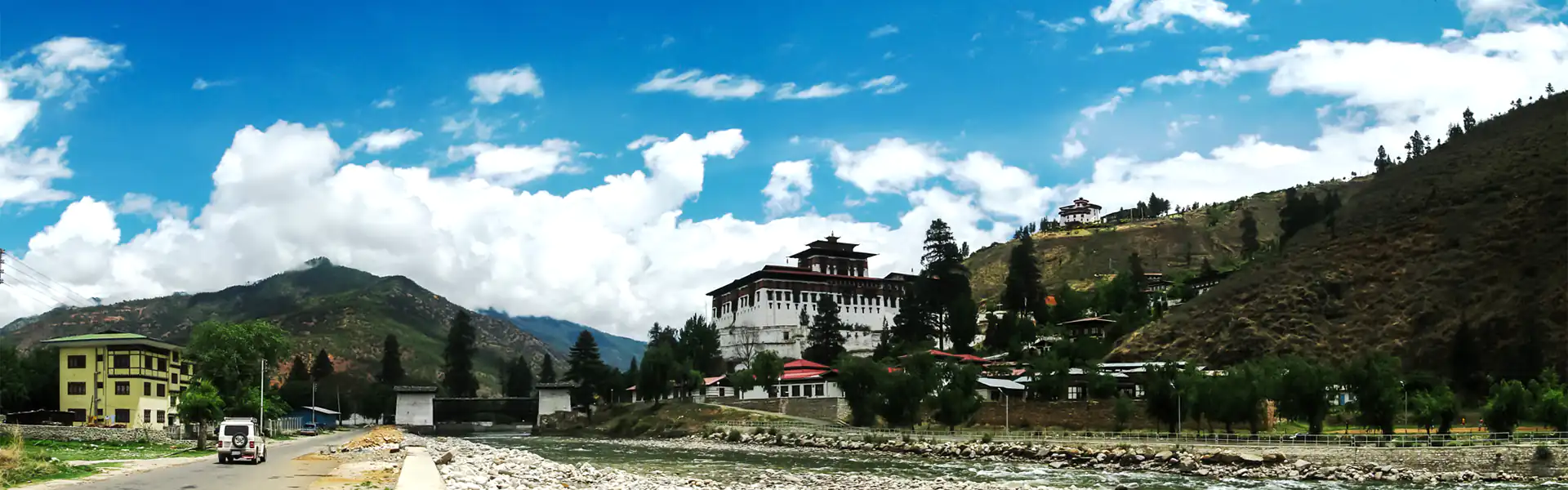 Rinpung Dzong Monastery or Paro Dzong