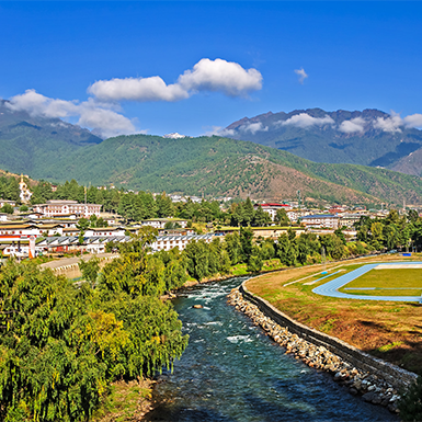 Thimphu - Capital city of Bhutan