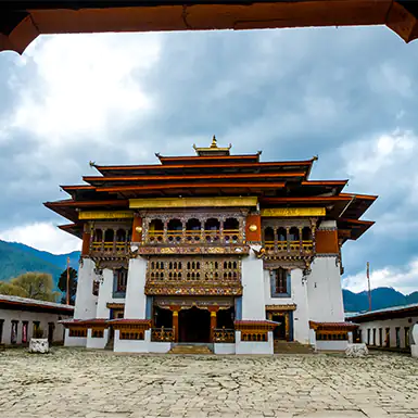 Gangtey Monastery - Phobjikha Valley of Bhutan 1 gangtey monastery
